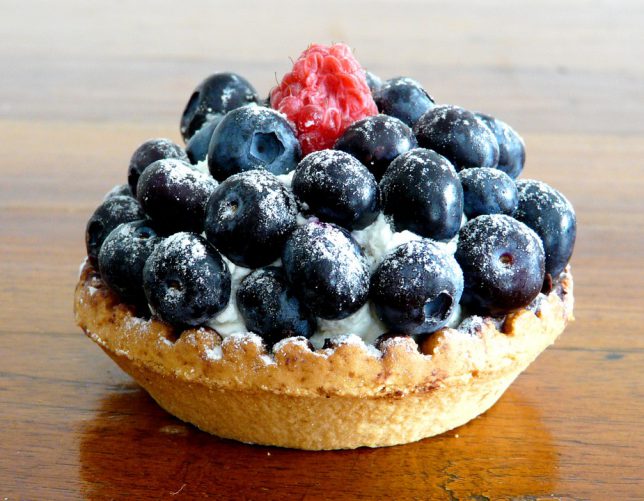 Törtchen Blaubeere